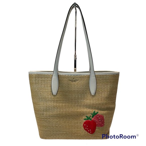 kate spade Bags Kate Spade Picnic In The Park Tote Bag Strawberry Applique On Front Euc